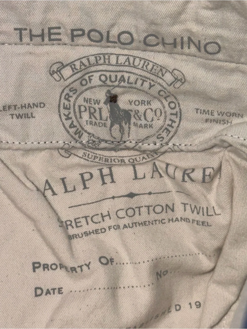 Polo Ralph Lauren Chino Pants Mens W40 x L30 Navy All-Over Embroidered Sailboat